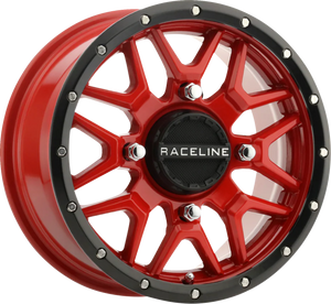 Raceline Wheels - Wheel Krank Red 15x7 4x156 +10mm - A94R-57056+10