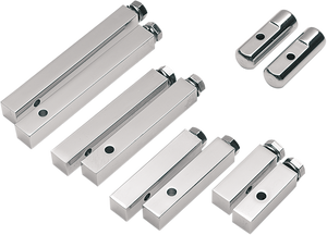 Drag Specialties - Footpeg Bars - 4" - 5/8" Square Footpeg Mounting Blocks - 17-0463SC2