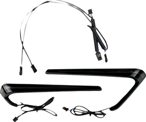 Custom Dynamics - Lights Saddlebag Led Smoked Lens - CD-LRST-BAG-SB