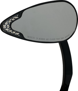 Custom Dynamics - Mirrors Led Run & Turn Signal Black - CD-MIR-PLUG-B