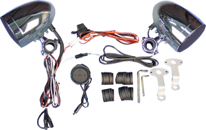 J & M - Amp Speaker Kit Handlebar Mount Bluetooth Control - MHAS-BLU3 J & M - Amp Speaker Kit Handlebar Mount Bluetooth Control - MHAS-BLU3