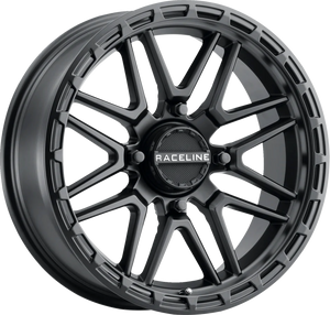 Raceline Wheels - Wheel Krank-xl Blk 18x7 4x137 0mm - A11B-87037-00 Raceline Wheels - Wheel Krank-xl Blk 18x7 4x137 0mm - A11B-87037-00