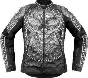 Icon - Jacket Wm Overlord3 Noble Bk Xs -
