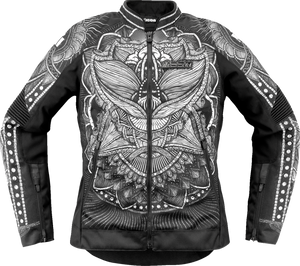 Icon - Jacket Wm Overlord3 Noble Bk Xl -