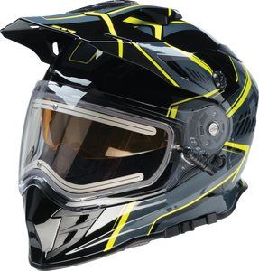 Z1r - Helmet Range Rotor Bk/hy-viz Lg -