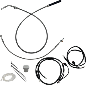 Fat Baggers Inc. - Ez Install Kt  H-bar Plus 8" Flhx, Flhxse Braided - 149016