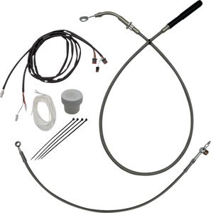 Fat Baggers Inc. - Ez Install Kt  H-bar Plus 8" Flht, Flhx Models 21-23 Braid - 119016