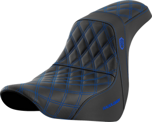 Saddlemen - Seat Sdc Perf Gripper Blue Stitch - SC81829BLU