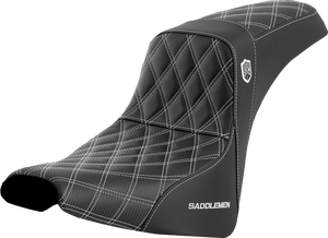 Saddlemen - Seat Sdc Perf Gripper White Stitch - SC81830WHI