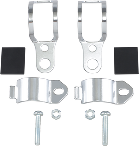 Drag Specialties - Fork-Mount Marker Lite Brackets - Universal Fork-Mount Marker Light Brackets - 11368-HC3 Drag Specialties - Fork-Mount Marker Lite Brackets - Universal Fork-Mount Marker Light Brackets - 11368-HC3