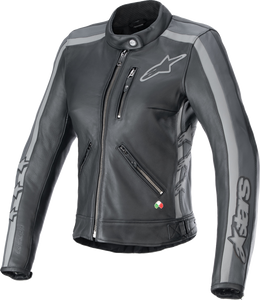 Alpinestars - Stella Dyno Lthr Jkt Blk/gry L - 3113924-1296-L
