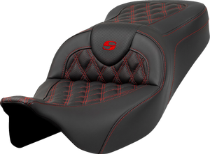 Saddlemen - Seat Roadsofa Ls Red Stitch - A808-07B-182RED