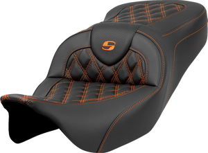 Saddlemen - Seat Roadsofa Ls Orange Stitch - A808-07B-182ORA