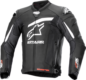 Alpinestars - Gp Pls V4 Rdknt Lthr Jkt Blk/wht 56 - 3100324-12-56