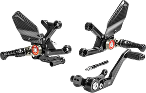 Gilles Tooling - Rearsets Mue2 Hon Blk - MUE2-H02-B Gilles Tooling - Rearsets Mue2 Hon Blk - MUE2-H02-B
