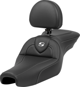Saddlemen - Seat Roadsofa Cf W/ Backrest - 807-11-185BR