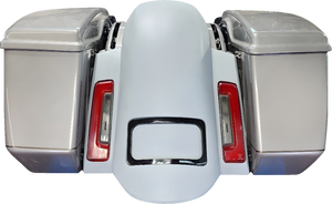 Paul Yaffe Bagger Nation - Fender Rear Short Sport 23cvo W/blk Plate Frame - PYO:RF-SS-CVO-B Paul Yaffe Bagger Nation - Fender Rear Short Sport 23cvo W/blk Plate Frame - PYO:RF-SS-CVO-B