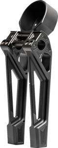 Kodlin Usa - Riser & Clamp Fastback 10" Black W/ Guage Bucket - K55130 Kodlin Usa - Riser & Clamp Fastback 10" Black W/ Guage Bucket - K55130