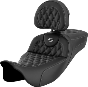 Saddlemen - Seat Roadsofa Ls Ext Rch Silver Stitch - A808-07R-184SIL Saddlemen - Seat Roadsofa Ls Ext Rch Silver Stitch - A808-07R-184SIL