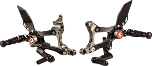 Gilles Tooling - Rearsets Mue2 Duc Blk - MUE2-D01-B Gilles Tooling - Rearsets Mue2 Duc Blk - MUE2-D01-B