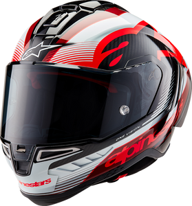 Alpinestars - S-r10 Team Helmet Crb/r/w L - 8200224-1352-L