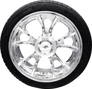 Coastal Moto - Wheel Rear Largo 3d Trike W/tire 18" Chr - PKG-LGO-187T-CH Coastal Moto - Wheel Rear Largo 3d Trike W/tire 18" Chr - PKG-LGO-187T-CH