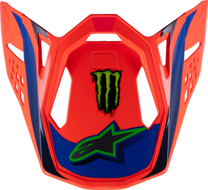 Alpinestars - S-m10 Deegan Visor Orng Fl/prpl/pnk Fluo - 8980325-433-TU