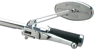 Drag Specialties - Stealth 2 Mirror - Longer Stem - Chrome - Stealth 2 Die-Cast Mirror - 302152-BC3N-BX2