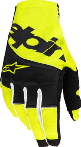 Alpinestars - Techstar Gloves Black/yellow Fluo 2x - 3560125-155-XXL