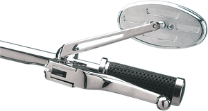 Drag Specialties - Stealth 2 Blue Sapphire Mirror - Chrome - Stealth 2 Die-Cast Mirror - 302167-BC3N-BX2