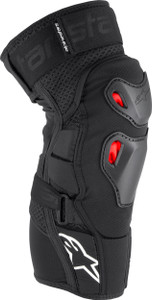 Alpinestars - Bionic Pro Plsma Knee Protectr Black/red/white Sm/md - 6503125-132-S/M