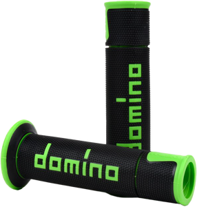 Domino Racing - A450 Road Racing Grips Green/black Pair - A45041C4044B7-0 Domino Racing - A450 Road Racing Grips Green/black Pair - A45041C4044B7-0