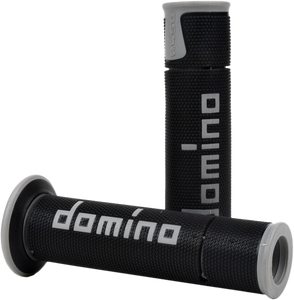 Domino Racing - A450 Road Racing Grips Black/grey Pair - A45041C5240B7-0 Domino Racing - A450 Road Racing Grips Black/grey Pair - A45041C5240B7-0