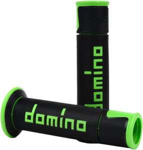 Domino Racing - A450 Road Racing Grips Black/green Pair - A45041C4440B7-0 Domino Racing - A450 Road Racing Grips Black/green Pair - A45041C4440B7-0