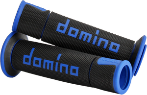 Domino Racing - A450 Road Racing Grips Black/blue Pair - A45041C4840B7-0 Domino Racing - A450 Road Racing Grips Black/blue Pair - A45041C4840B7-0