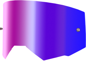 Fly Racing - Single Lens W/ Post Adult W/ Iridescent Red Mir/smk Lens - 37-5409