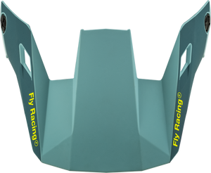 Fly Racing - Rayce Helmet Visor Matte Blue Stone/hi-vis Xl-2x - 73-91137
