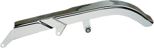 Drag Specialties - Upper Belt Guard - 86-92, 94 FXST/FLST - Chrome - Rear Belt Guard - 74663