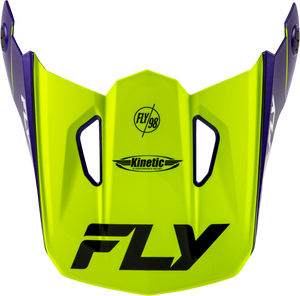 Fly Racing - Kinetic Rally Helmet Visor Hi-vis/blue/black Xl/2x - 73-8686