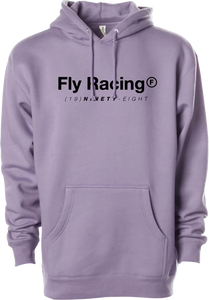 Fly Racing - Fly Trademark Hoodie Plum Sm - 354-0302S