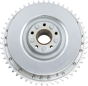 Drag Specialties - Brake Drum with Sprocket - 67-72 - Brake Drum/Sprocket Set Shovelhead - 06-0128-BX-LB2