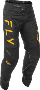 Fly Racing - Kinetic Center Pants Black/gold Sz 30 - 378-53030