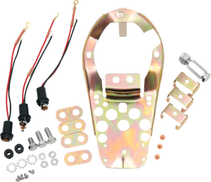 Drag Specialties - Three-Light Dash Base Plate - Three-Light Base Plate Kit - 70356