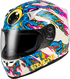 Fly Racing - Revolt Space Creep Helmet Light Blue/white/pink Lg - 73-8386L