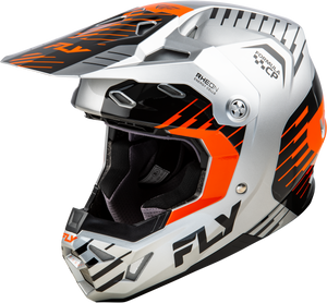 Fly Racing - Youth Formula Cp Slice Helmet Grey/orange/black Yl - 73-0053YL