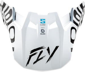 Fly Racing - Formula S Carbon Abyss Visor White/black Xl/2x - 73-4486
