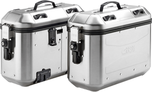 Givi - Dolomiti Monokey Side Case 36l Pair Silver - DLMK36APACK2 Givi - Dolomiti Monokey Side Case 36l Pair Silver - DLMK36APACK2