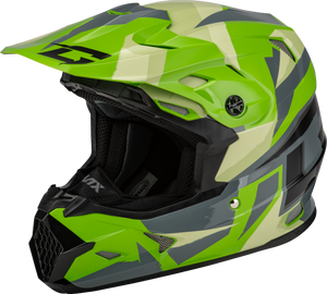 Gmax - Mx-96s Splinter Helmet Green/grey/black Xs - D29611403