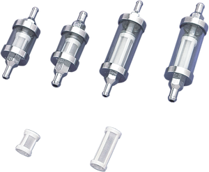 Drag Specialties - Standard Gas Filter - 5/16" - Clear Fuel Filter - 03-0050A-BC145