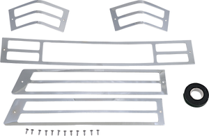 Parts Unlimited - Tourbox Light Grills - 88-97 GL - Tourbox Light Grille Set - 45-8917-BC9